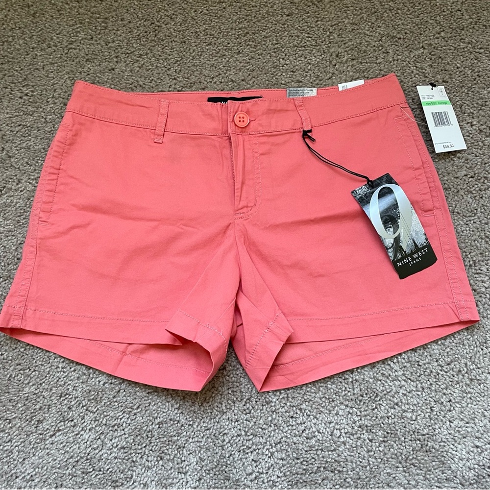 Nine West shorts pink 8/28